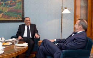 Egiptuse Araabia Vabariigi suursaadik Mahmoud Gamil Ahmed El Dieb ja president Toomas Hendrik Ilves