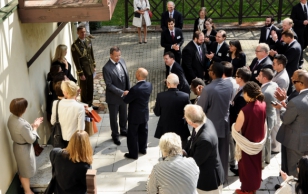 President Toomas Hendrik Ilves kohtus Kadriorus Fletcheri rahvusvaheliste suhete kooli globaalse tipp-professionaalide magistriprogrammi õppuritega, kes viibivad Eestis kahenädalasel õppereisil.