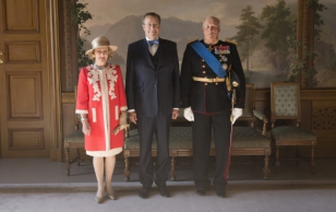 Ametlik foto koos kuninganna Sonja ja kuningas Haraldiga