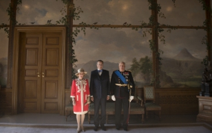 Ametlik foto koos kuninganna Sonja ja kuningas Haraldiga