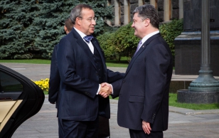 Kohtumine Ukraina riigipea Petro Porošenkoga
