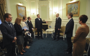 Kohtumine Ukraina peaministri Arseni Jatsenjukiga