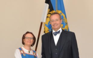 Soome suursaadik Kirsti Johanna Narinen ja president Toomas Hendrik Ilves