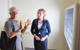 Эвелин Ильвес посетила реабилитационную клинику Ида-Таллиннской центральной больницы