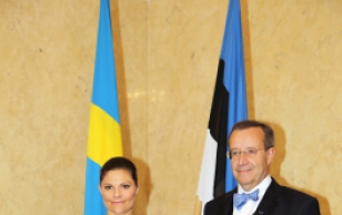 Rootsi kroonprintsess Victoria ja president Toomas Hendrik Ilves