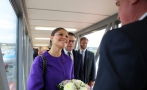 Rootsi kroonprintsess Victoria ja prints Danieli saabumine Tallinna Lennujaama