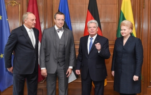 Lõunasöök Eesti, Läti ja Leedu presidentidele Saksamaa liidupresidendi Joachim Gaucki kutsel