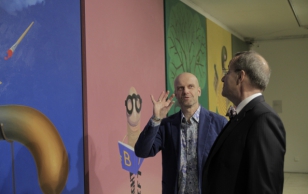 Kaido Ole näituse ''Värdjad'' avamine Tallinna Kunstihoone galeriis