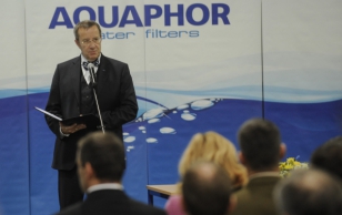 Opening of the Aquaphor water filter production plant in Narva