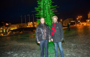 Christmas tree in Rakvere