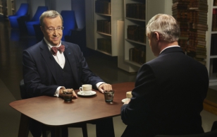 Предновогоднее интервью телеканала ETV с президентом Тоомасом Хендриком Ильвесом