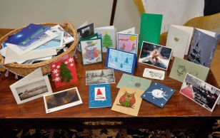 Selection of Christmas cards sent to President Ilves