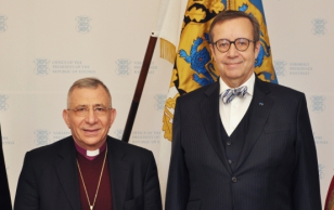 Meeting with the secretary general of the Lutheran World Federation