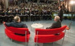 President Toomas Hendrik Ilvese ja Euroopa Komisjoni esimese asepresidendi Frans Timmermansi debatt teemal ''Tänane Euroopa'' Tallinna Ülikoolis