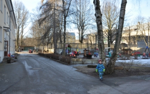 Evelin Ilves at Sipsik Nursery School in Tallinn