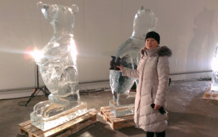 Skulptor Tiiu Kirsipuu eestvedamisel lõpeb täna ühes Tallinna külmhoones jääskulptuuride valmistamine. Jääskulptuuride allee avatakse Jõhvi kesklinna ja kontserdimaja ühendaval promenaadil 21. veebruari õhtul.