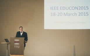 Президент Ильвес на образовательной конференции организации IEEE EDUCON2015