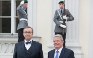 Kohtumine Saksamaa Liitvabariigi presidendi Joachim Gauckiga. Ametlik tervitustseremoonia.