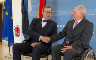 Kohtumine Saksa rahandusministri dr Wolfgang Schäublega.