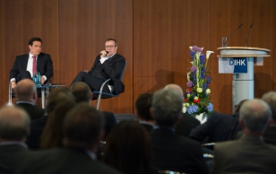 President Toomas Hendrik Ilves kõneles Euroopa e-lõimumisest Saksamaa kaubanduskodade katusorganisatsioonis DIHK.