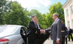 Läti presidendi Raimonds Vējonise ja president Toomas Hendrik Ilvese kohtumine.