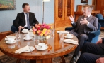 Läti presidendi Raimonds Vējonise ja president Toomas Hendrik Ilvese kohtumine.