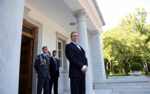 President Toomas Hendrik Ilvese ja Poola presidendi Andrzej Duda kohtumine Kadriorus.