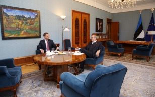 President Toomas Hendrik Ilvese ja Poola presidendi Andrzej Duda kohtumine Kadriorus.