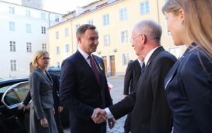 Poola presidendi Andrzej Duda kohtumine Riigikogu esimehe Eiki Nestoriga.