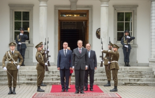 Letters of credence of the ambassadors of Germany, Austria and Algeria