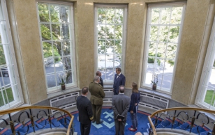 President Toomas Hendrik Ilves kohtus Kadriorus Ameerika Ühendriikide staabiülemate komitee esimehe kindral Martin Dempsey'ga.
