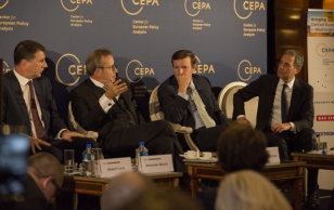 President Toomas Hendrik Ilves osales Euroopa Poliitikaanalüüsi Keskuse (CEPA) konverentsi avapaneelis.
