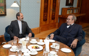 Iraani Islamivabariigi suursaadik Kambiz Jalali ja president Toomas Hendrik Ilves.