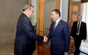 Kohtumine Gruusia peaministri Irakli Garibašviliga.