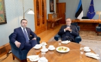 Kohtumine Gruusia peaministri Irakli Garibašviliga.