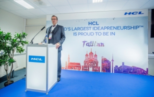 President Toomas Hendrik Ilves avas koos HCL Technologies finantsteenuste presidendi Rahul Singh'iga globaalse IT-ettevõtte HCL Technologies Tallinna arenduskeskuse.