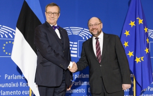 Kohtumine Euroopa Parlamendi presidendi Martin Schulziga.