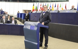 President Toomas Hendrik Ilvese kõne Euroopa Parlamendi täiskogu ees.