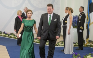 Eesti Kontserdi juht Jüri Leiten ja proua Lea Leiten.