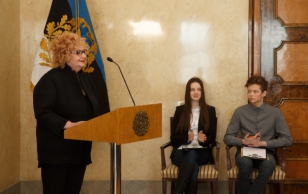 Kultuuri rahastamise teemal oli jaatava poole esimene kõneleja kirjanik Jelena Skulskaja.