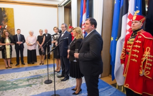 Riigiõhtusöök Horvaatia presidendi Kolinda Grabar-Kitarovići kutsel.