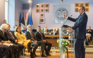 President Toomas Hendrik Ilvese loeng Zagrebi Ülikoolis teemal ''Euroopa ristteel''.