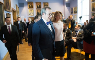 President Toomas Hendrik Ilves delivered a public lecture entitled ''Europe at a Crossroads'' at Zagreb University.