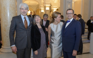 Reception hosted by the Ambassador of the Republic of Estonia to the Republic of Croatia, Mrs. Celia Kuningas-Saagpakk on the occasion of the official visit of the President Toomas Hendrik Ilves and Mrs. Ieva Ilves.