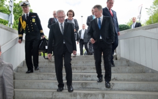 Soome presidendi Sauli Niinistö kohtumine Riigikogu esimehe Eiki Nestoriga.