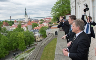 Soome presidendi Sauli Niinistö kohtumine peaminister Taavi Rõivasega.
