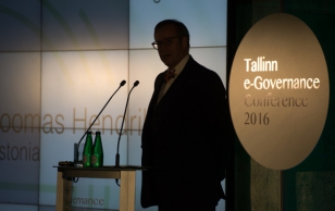 President Toomas Hendrik Ilves avas rahvusvahelise suurürituse Tallinn e-Governance Conference'i.