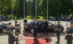 President Toomas Hendrik Ilves kohtus Eestisse saabunud Ukraina välisministri Pavlo Klimkiniga.