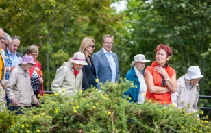 President Toomas Hendrik Ilves ja Ieva Ilves arvamusfestivalil Paides